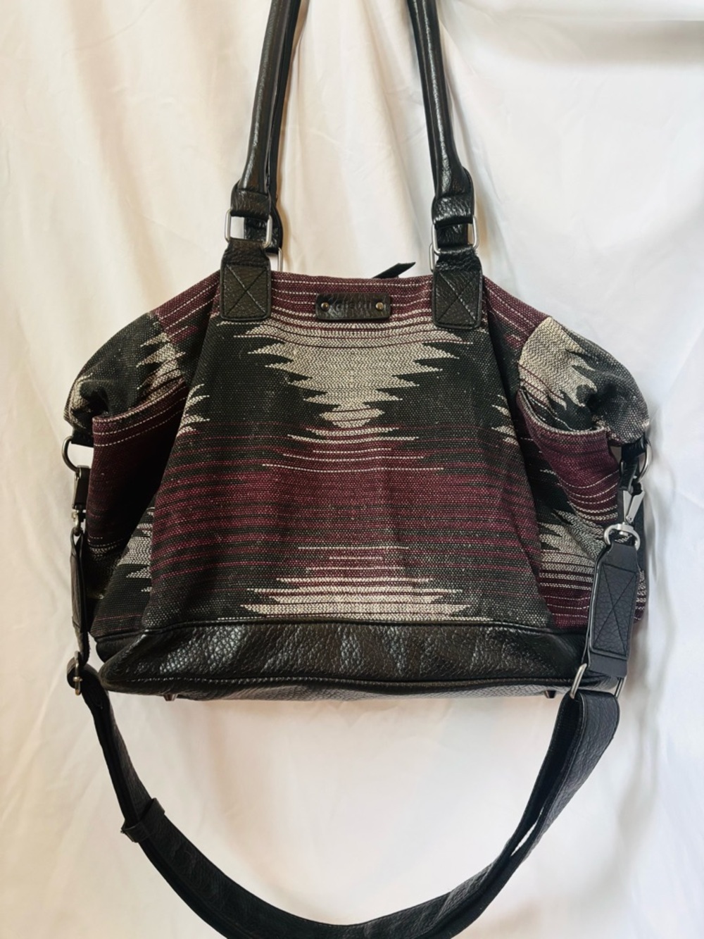 Pistil Woven PNW Weekender Bag Crossbody Purple